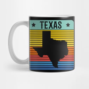 Texas Vintage Retro Style State Texan Mug